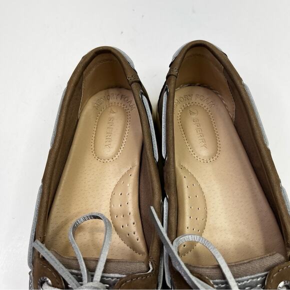 Sperry Angelfish leather Boat shoes light gray - 6 - Picture 8 of 12